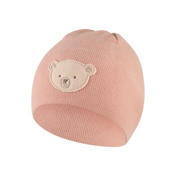 Sterntaler - Beanie Bärchen - Perlrosa, Gr. 33