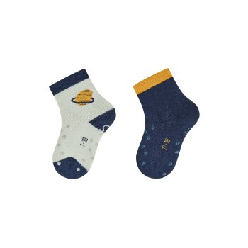 Sterntaler - ABS-Krabbelsocken 2er-Pack Planet -...
