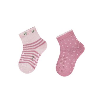 Sterntaler - ABS-Krabbelsocken 2er-Pack Blumen -...