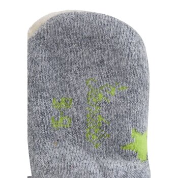 Sterntaler - Baby Rasselsocken Mond - Grau Melange, Gr. 15/16