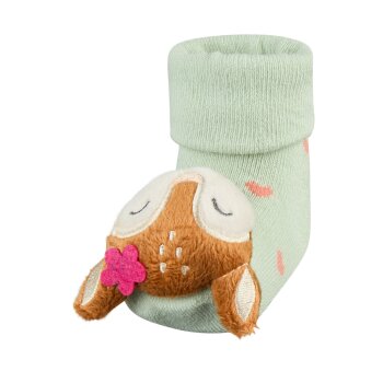 Sterntaler - Baby Rasselsocken Reh - Pudergrün, Gr....