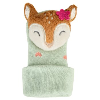 Sterntaler - Baby Rasselsocken Reh - Pudergrün, Gr. 15/16