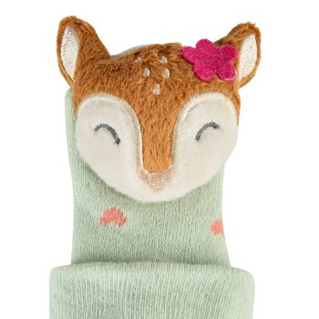Sterntaler - Baby Rasselsocken Reh - Pudergrün, Gr. 15/16