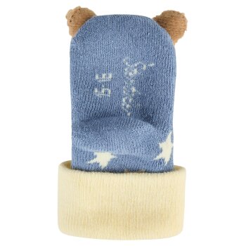 Sterntaler - Baby Rasselsocken Bär - Mittelblau, Gr....