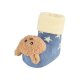 Sterntaler - Baby Rasselsocken Bär - Mittelblau, Gr. 15/16