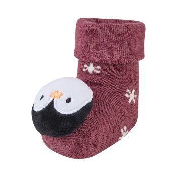 Sterntaler - Baby Rasselsocken Pinguin - Quarzrosa, Gr....