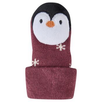 Sterntaler - Baby Rasselsocken Pinguin - Quarzrosa, Gr. 15/16
