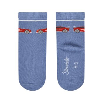 Sterntaler - Socken 3er-Pack Auto - Mittelblau, Gr. 21/22