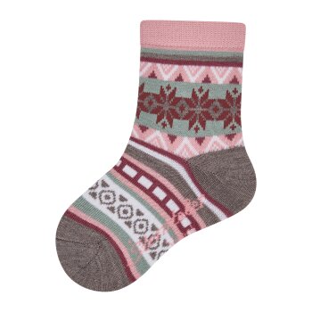 Sterntaler - Socken Wolle Norweger - Braun Melange, Gr....