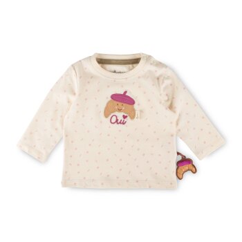 Sigikid - Langarmshirt, Baby, beige, Gr. 86