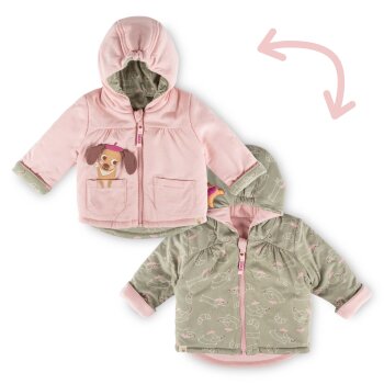 Sigikid - Wendejacke wattiert, Baby, rosa, Gr. 68
