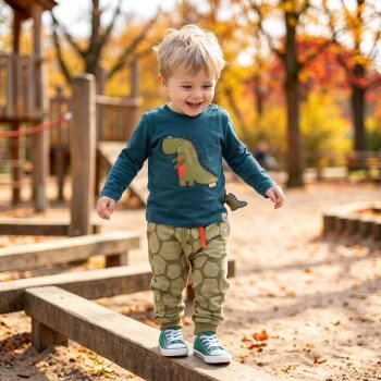Sigikid - Langarmshirt, Baby, blau, Gr. 92
