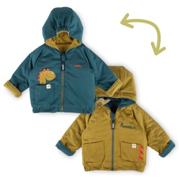 Sigikid - Wendejacke wattiert, Baby, blau, Gr. 68