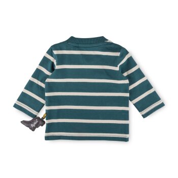 Sigikid - Langarmshirt, Baby, blau, Gr. 68