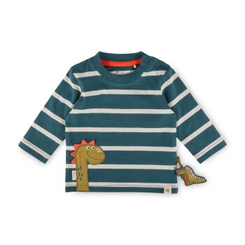 Sigikid - Langarmshirt, Baby, blau, Gr. 74
