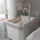 Sebra - Bett, Baby & Juniorbett-Set inkl. Matratze, classic white