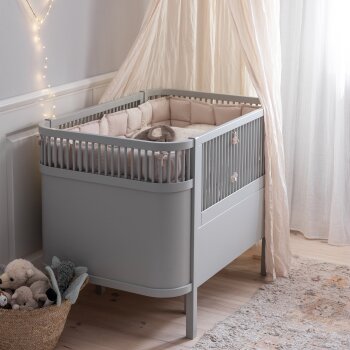 Sebra - Bett, Baby & Juniorbett, stone grey