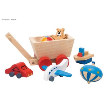 Goki - Puppenhaus Accessoires Kinderzimmer 7 Teile (A)