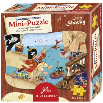Die Spiegelburg - Captn Sharky - Minipuzzle Piratenangriff (30 Teile) (A)