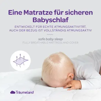 Träumeland - Matratze Wiege Little Angel (40 x 90 x 4,5 cm)