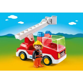 PLAYMOBIL - 1-2-3 - 6967 Feuerwehrleiterfahrzeug