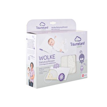Träumeland - CARE Babykopfkissen Wolke 0+ (25 x 40 x 3 cm)