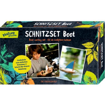 Die Spiegelburg - Nature Zoom - Schnitzset Boot (3)