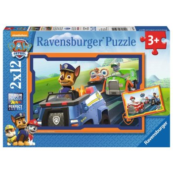 Ravensburger - Paw Patrol im Einsatz PUZZLE (2 x 12 TEILE)
