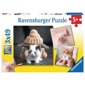 Ravensburger - Puzzle AT Süße u.lust.Tierfotos...