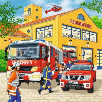 Ravensburger - Feuerwehreinsatz PUZZLE (3 x 49 TEILE)